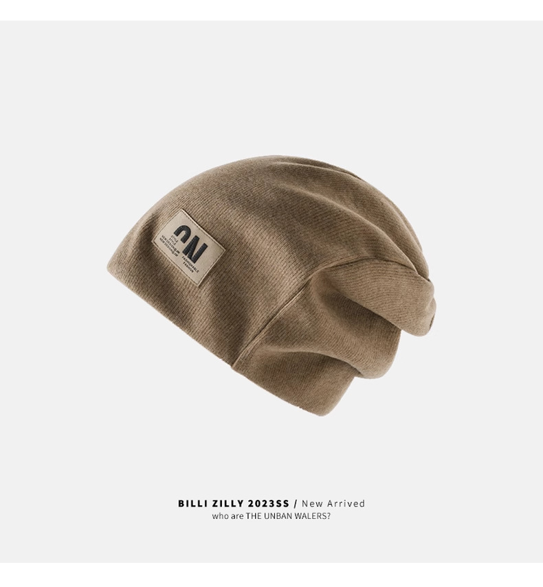 秋季女士保暖堆堆帽 针织显脸小月子帽 冷帽包头帽 防风防寒护耳套头帽 成人帽款详情12