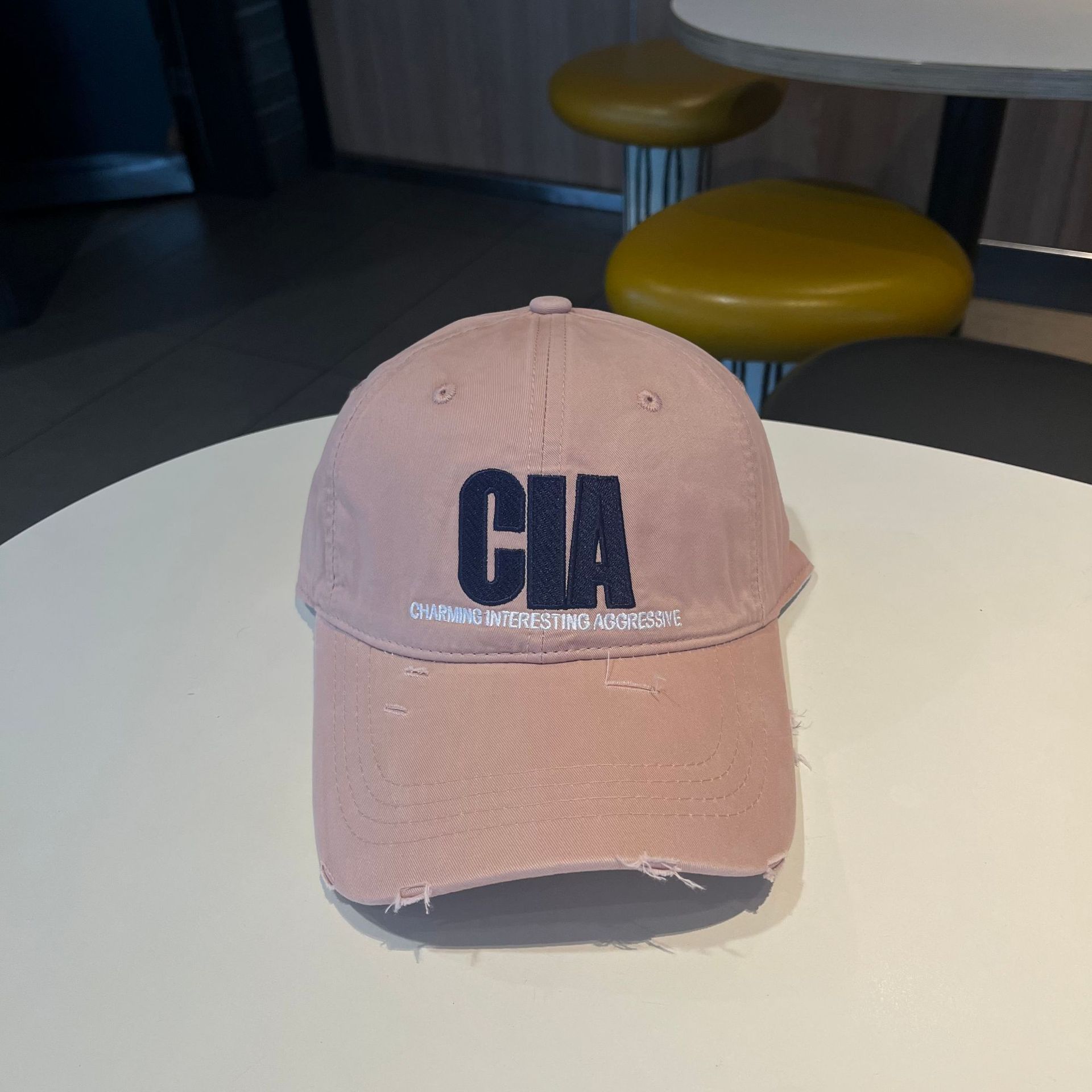 Embroidered baseball caps for men and women, ins feng shui washable caps, casual and versatile, color-blocked soft-top sunshade baseball caps, letters pic 11