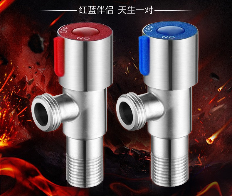 304不锈钢角阀一进二出马桶角阀加长三角阀加厚黄铜阀芯卫浴批发详情35