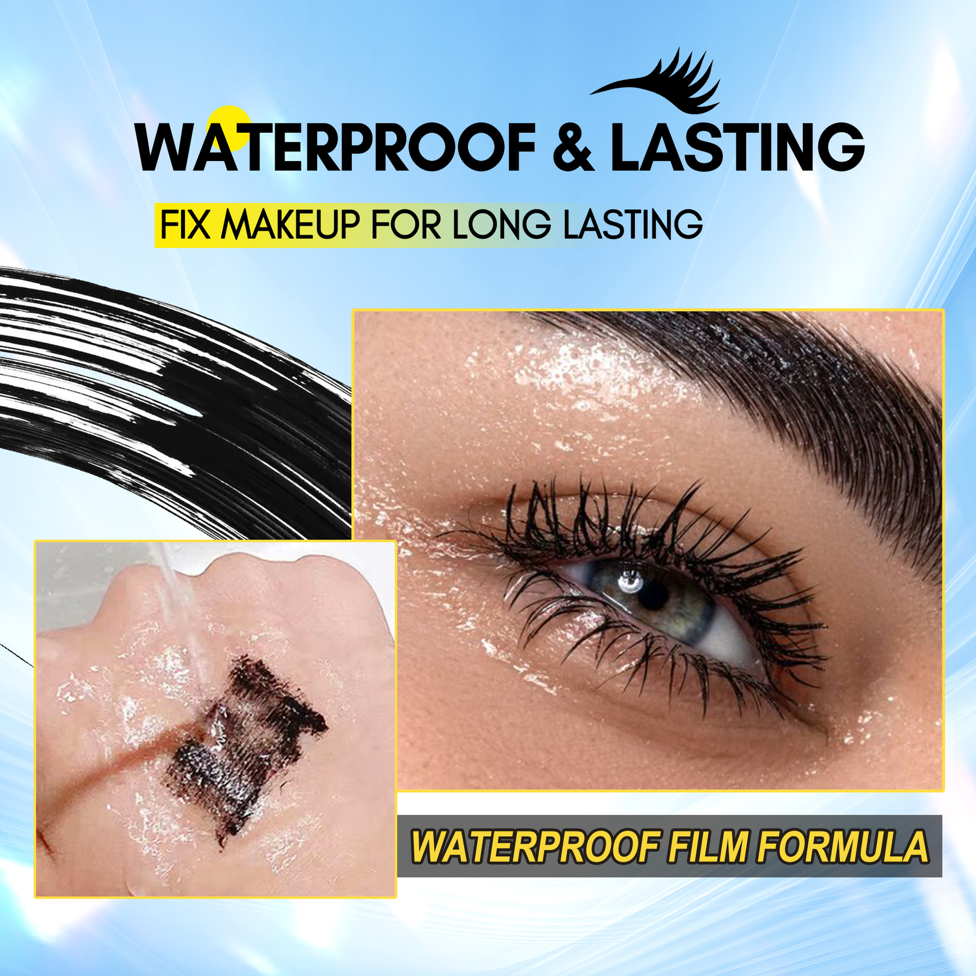 Cross-border bob Soft Mist Long-lasting Mascara pic 5