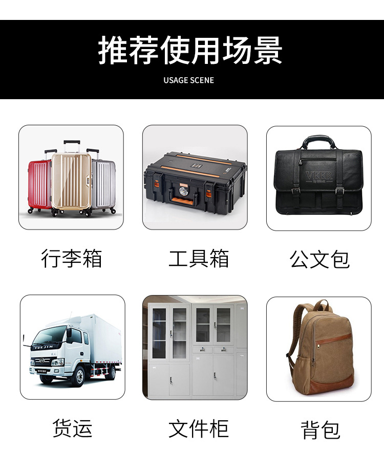 Wholesale of HXH-57 large 5-digit padlock alloy gym cabinet safety U-shaped letter combination lock pic 6