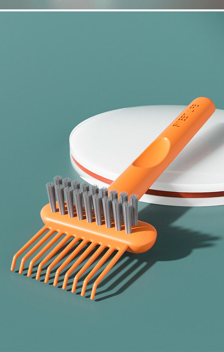 Comb cleaning brush, simple hollowed-out air bag cleaning brush, curly hair massage cleaning brush, cleaning wonder, comb cleaning claws pic 10