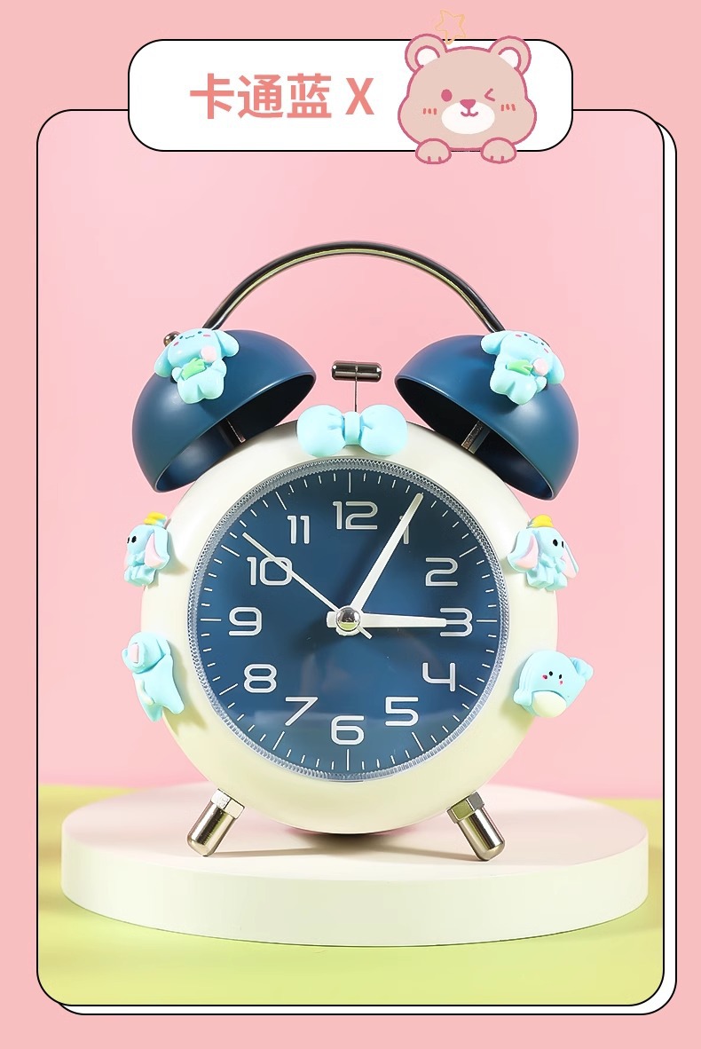 新款闹钟学生专用起床神器儿童女孩男孩可爱高颜值小闹钟智能批发详情18