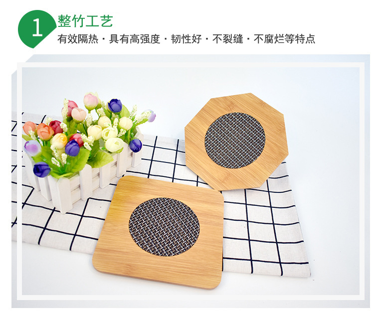 Teslin heat insulation pads, heat-resistant and heat-resistant coasters, home table MATS, bowl MATS, plate MATS, coffee coasters are selling well across borders pic 3
