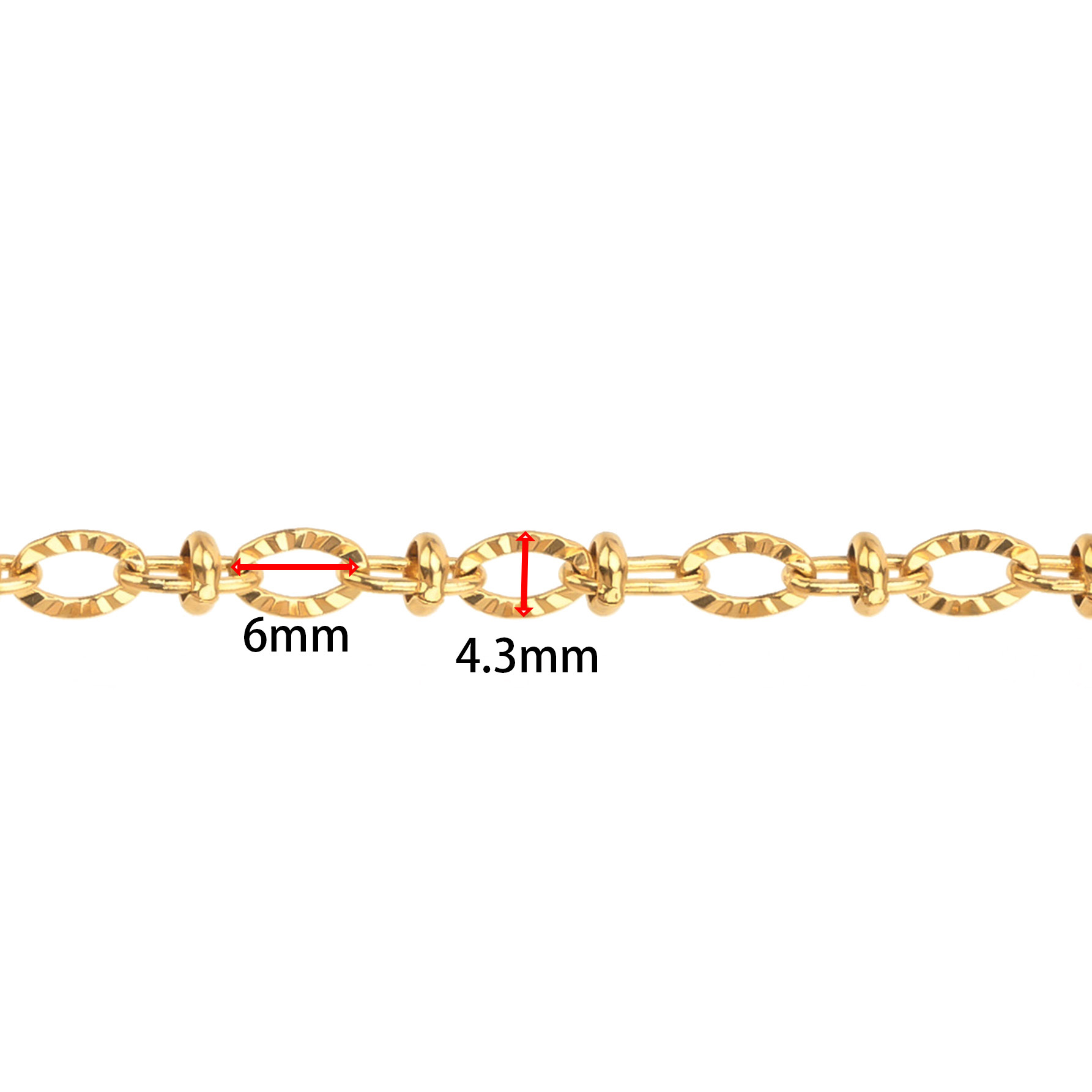 Stainless steel jewelry necklace, plain chain, bare chain, bracelet, Korean chain, cross chain, O-shaped chain pic 5