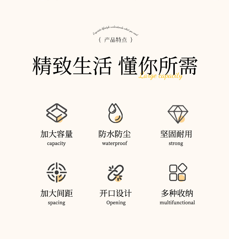 Cosmetics shelf, acrylic transparent dressing table, perfume, skin care products, powder puff, lipstick, organizing desktop storage box pic 2