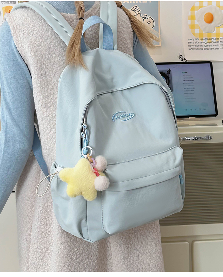 日系ins休闲校园小书包女高中大学生初中女生双肩包轻便旅游背包详情22