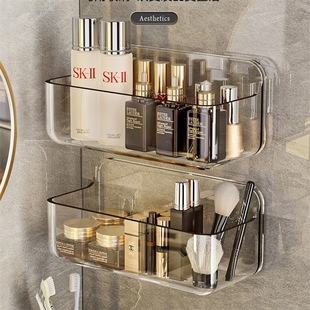 Folding cup holder, multi-layer transparent water cup storage rack, light luxury refrigerator beverage rack, stackable and detachable wine rack pic 2