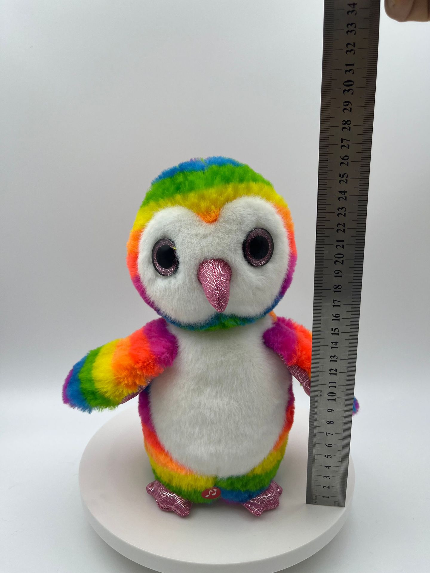 创意仿真猫头鹰公仔毛绒玩具呆萌造型玩偶儿童可爱安抚生日礼物详情12