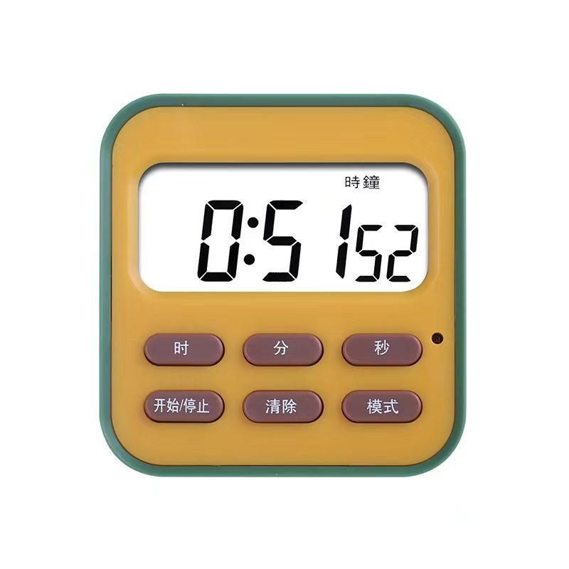 Ice cream color matching timing alarm clock, dual-purpose student time manager, electronic alarm clock wholesale, multi-functional timer pic 6