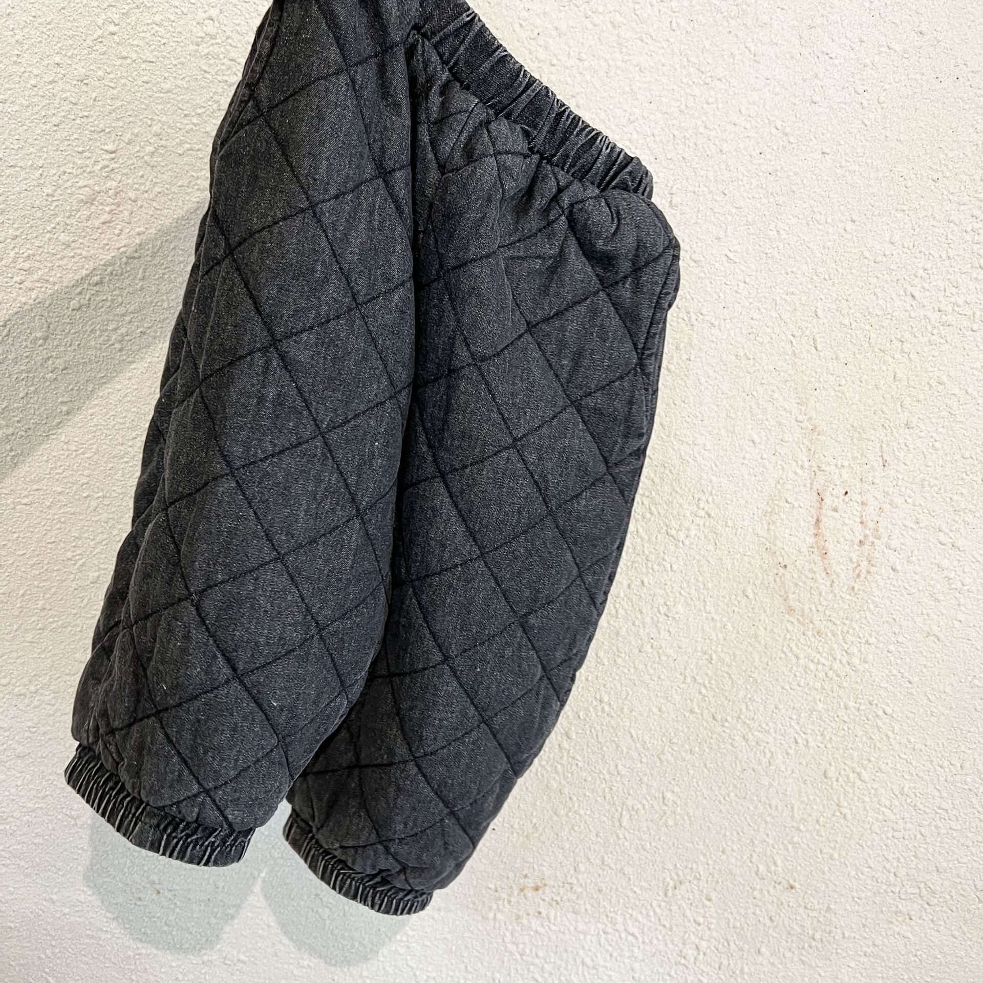 儿童夹棉牛仔裤加厚男童休闲裤子女童保暖2024新款秋冬季宝宝长裤详情9