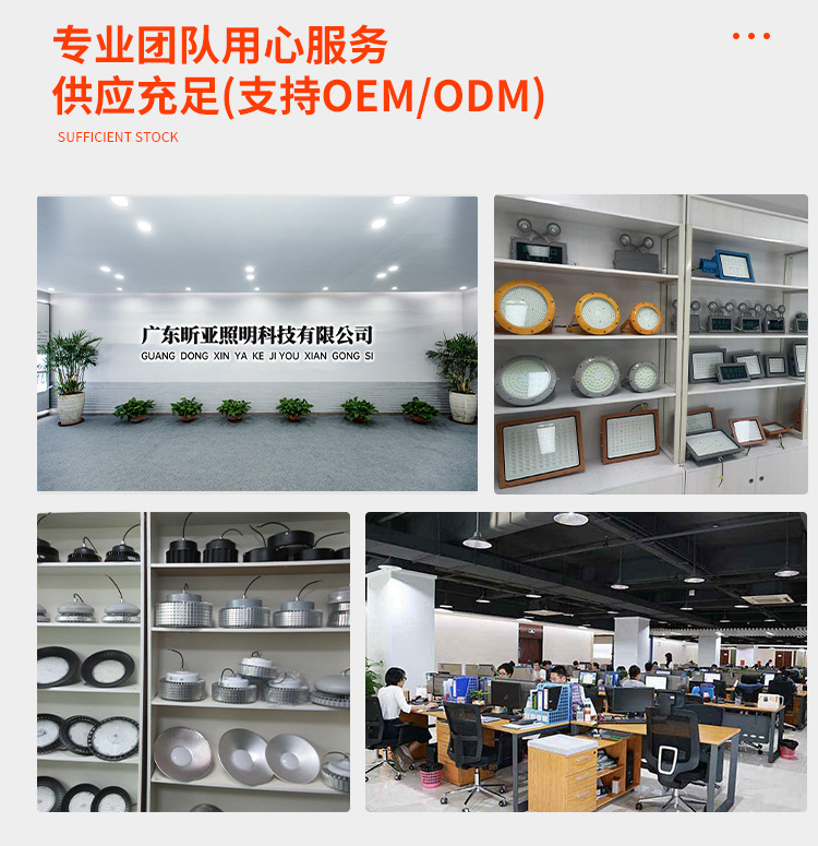 Factory wholesale led floodlights, outdoor waterproof garden lights, workshop, factory and warehouse led lighting lamps, ultra-bright street lamps pic 11