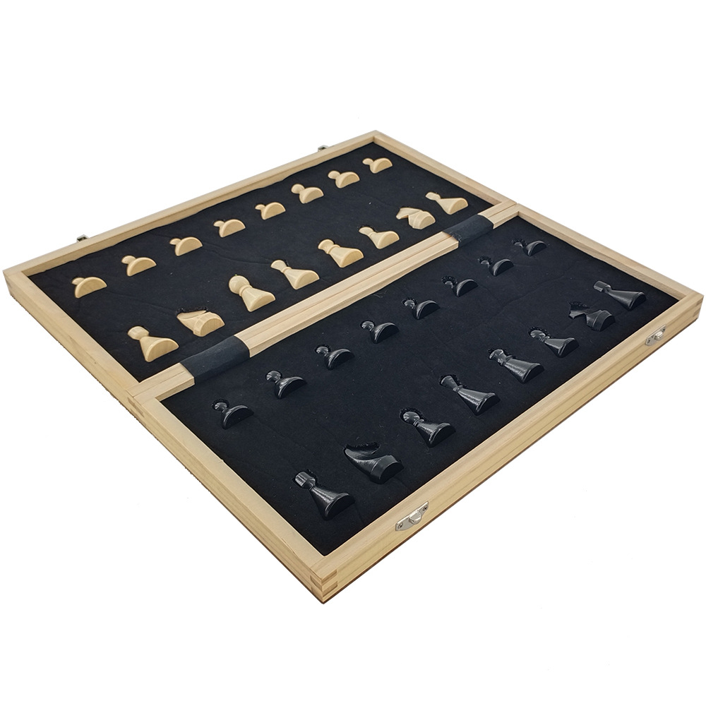 39cm international chess board game toy, game entertainment party, wooden factory direct sales and wholesale, portable and foldable pic 5