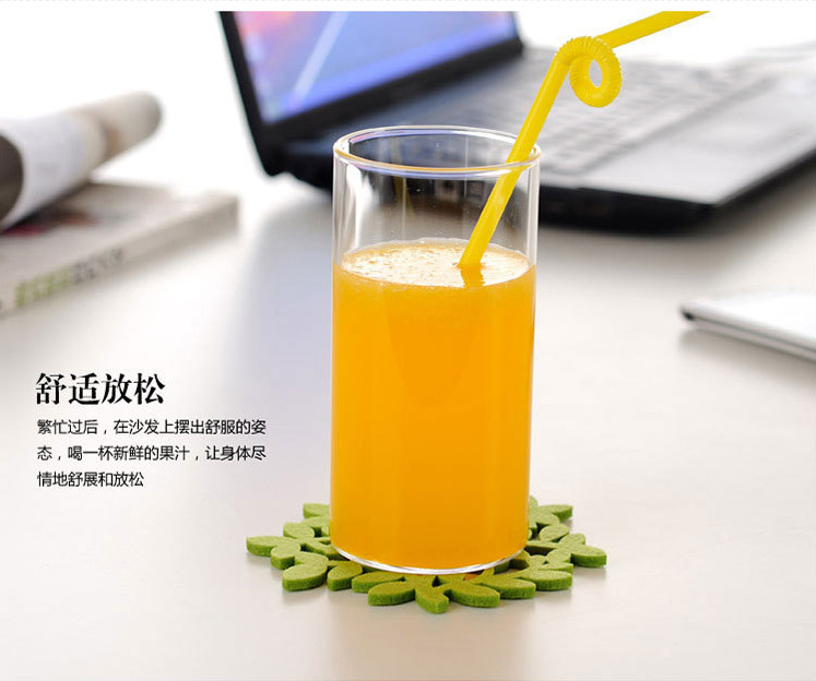 工厂供耐热玻璃大水杯高硼硅玻璃咖啡杯果汁杯单层透明玻璃早餐杯详情13