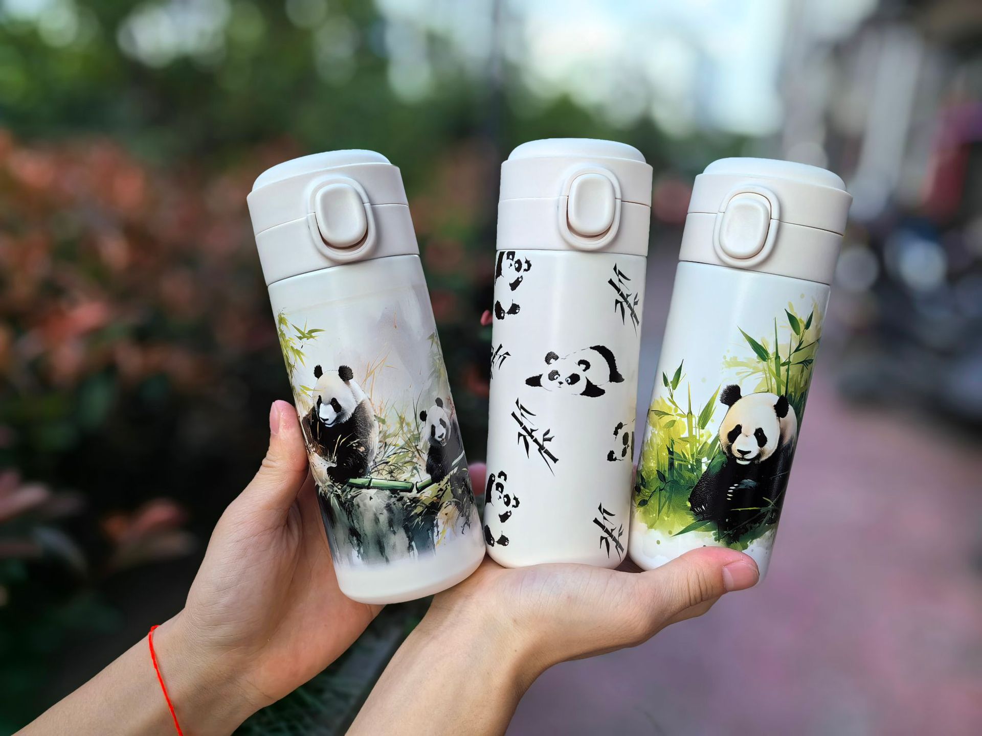 水杯女可爱304豌豆保温杯女高颜值便携水杯海洋风杯子赠送批发详情24