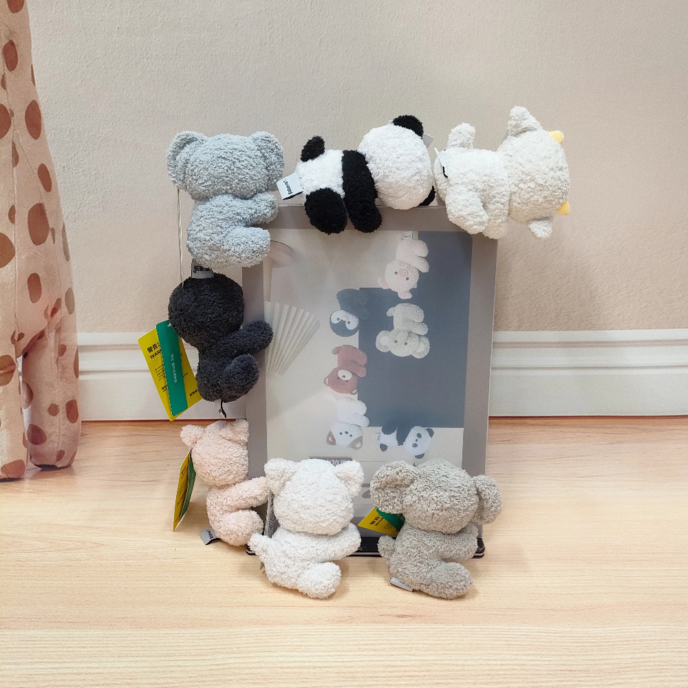 波波娃可爱桌伴小象毛绒玩具电脑夹子考拉掌中宝熊猫儿童玩偶毛绒公仔娃娃详情17