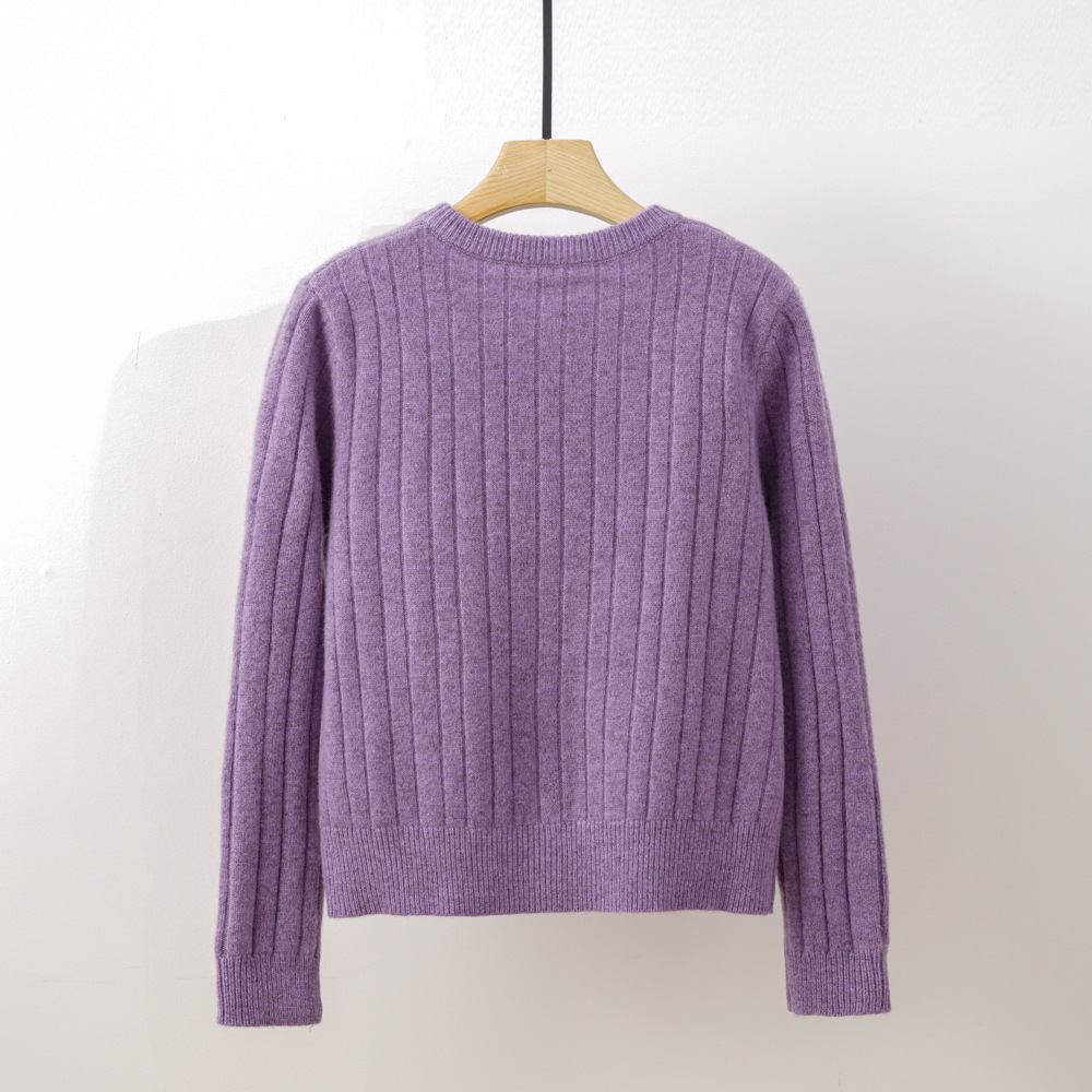 100 wool sweaters, cardigans, round-neck sweaters, warm and light, first-hand supply, wholesale in stock, elegant and commuter fine wool pic 35
