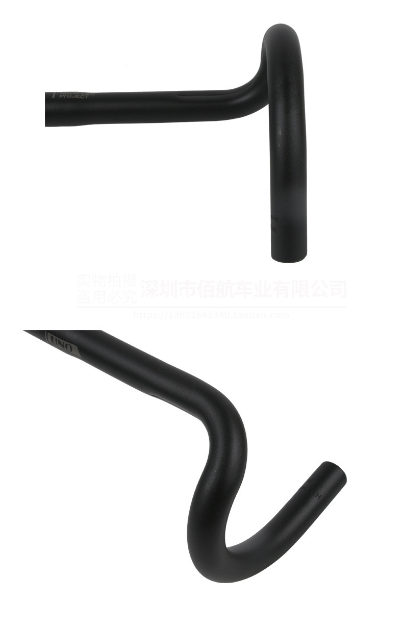 Taiwan UNO road bike corner handlebars 25.4/31.8 aluminum alloy racing small corner handlebars ultra-light road bike handlebars pic 43