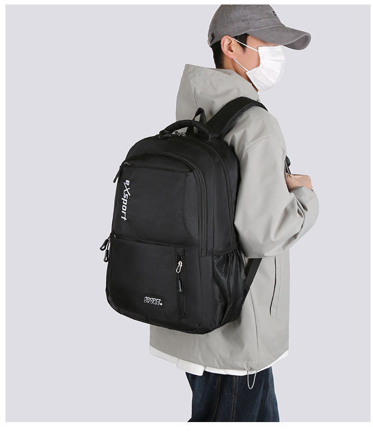 跨境外贸时尚新款容量男女大学生书包外出电脑背包休闲旅行双肩包详情18