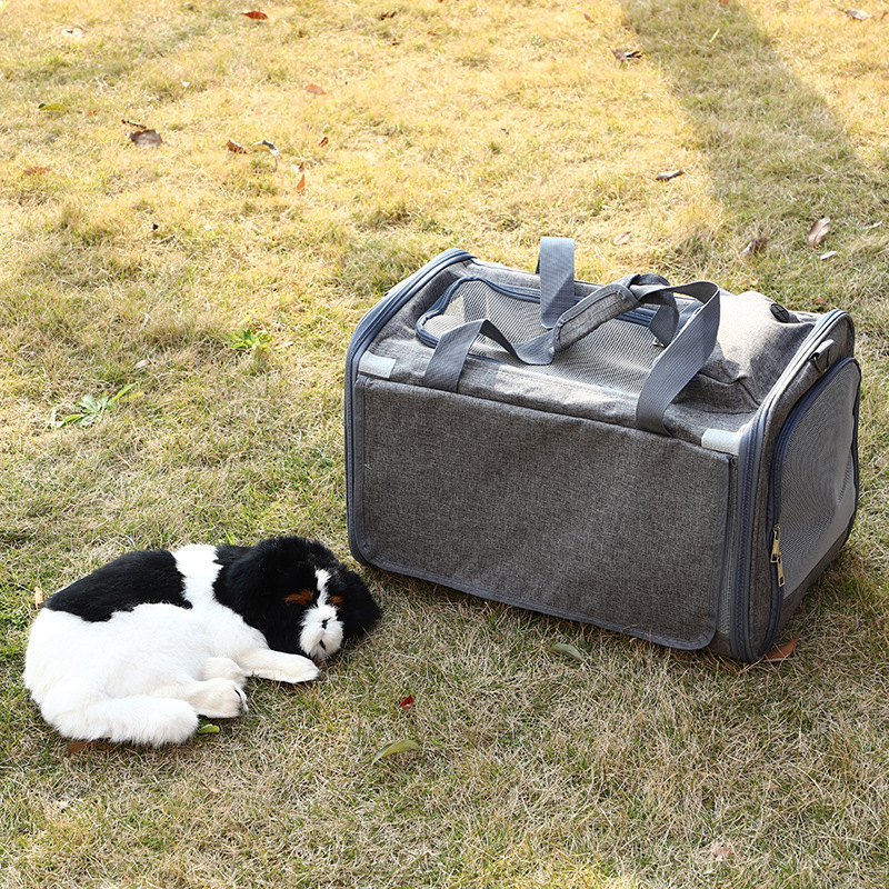 Rongka Pet Cross-border Amazon Pet Bags, Oxford Cloth Pet handbags, Portable pet Breathable cat cages, portable cat bags pic 5