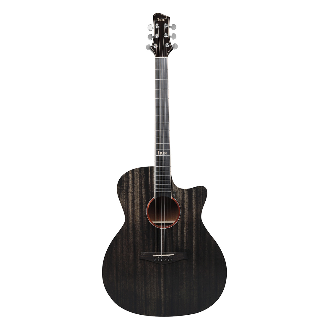 IRIN high-end 40-inch folk guitar with spruce top, mahogany back and side panels, adult acoustic guitar wholesale pic 9