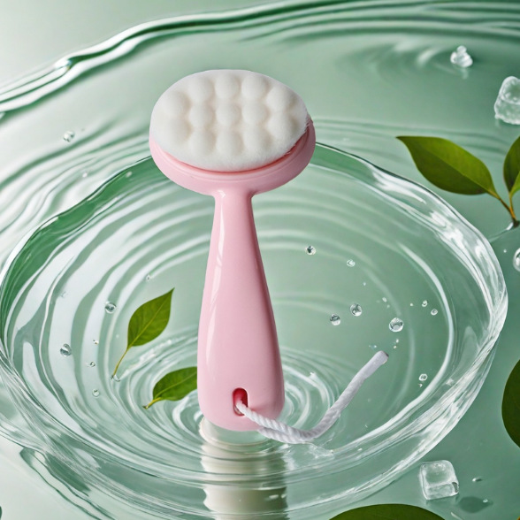 如意洗脸刷 软毛长柄洗脸刷 卸妆去角质手动洁面刷实力厂家详情7