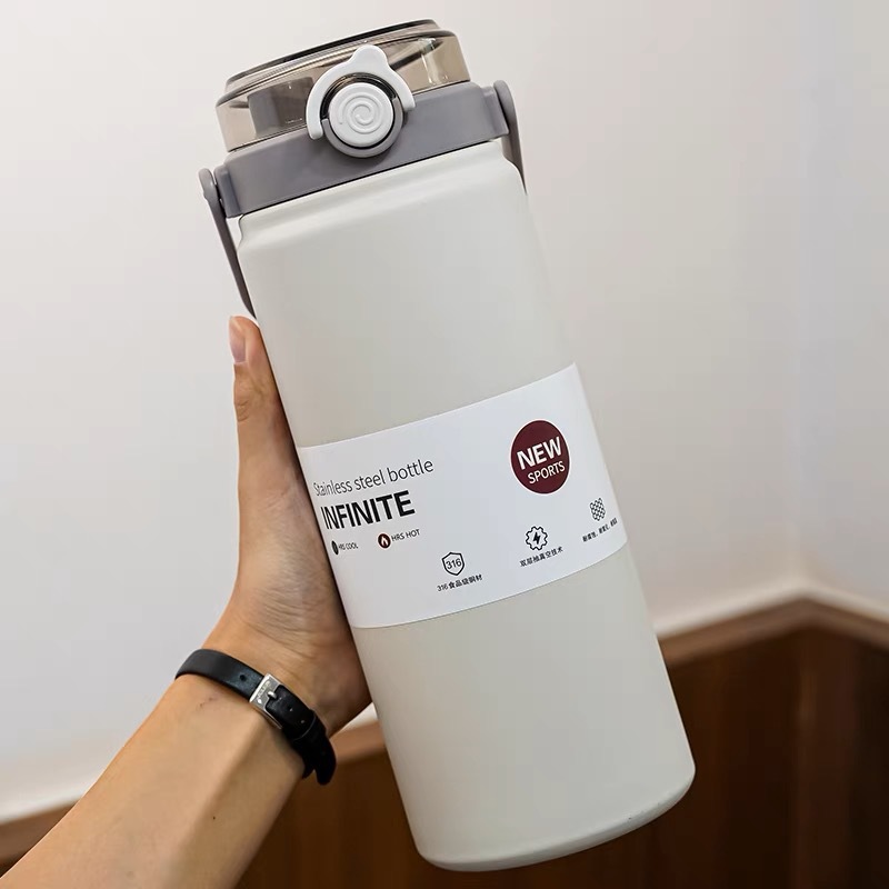 大容量吸管保温杯高颜值双饮水杯便携户外运动保温壶学生水壶详情17