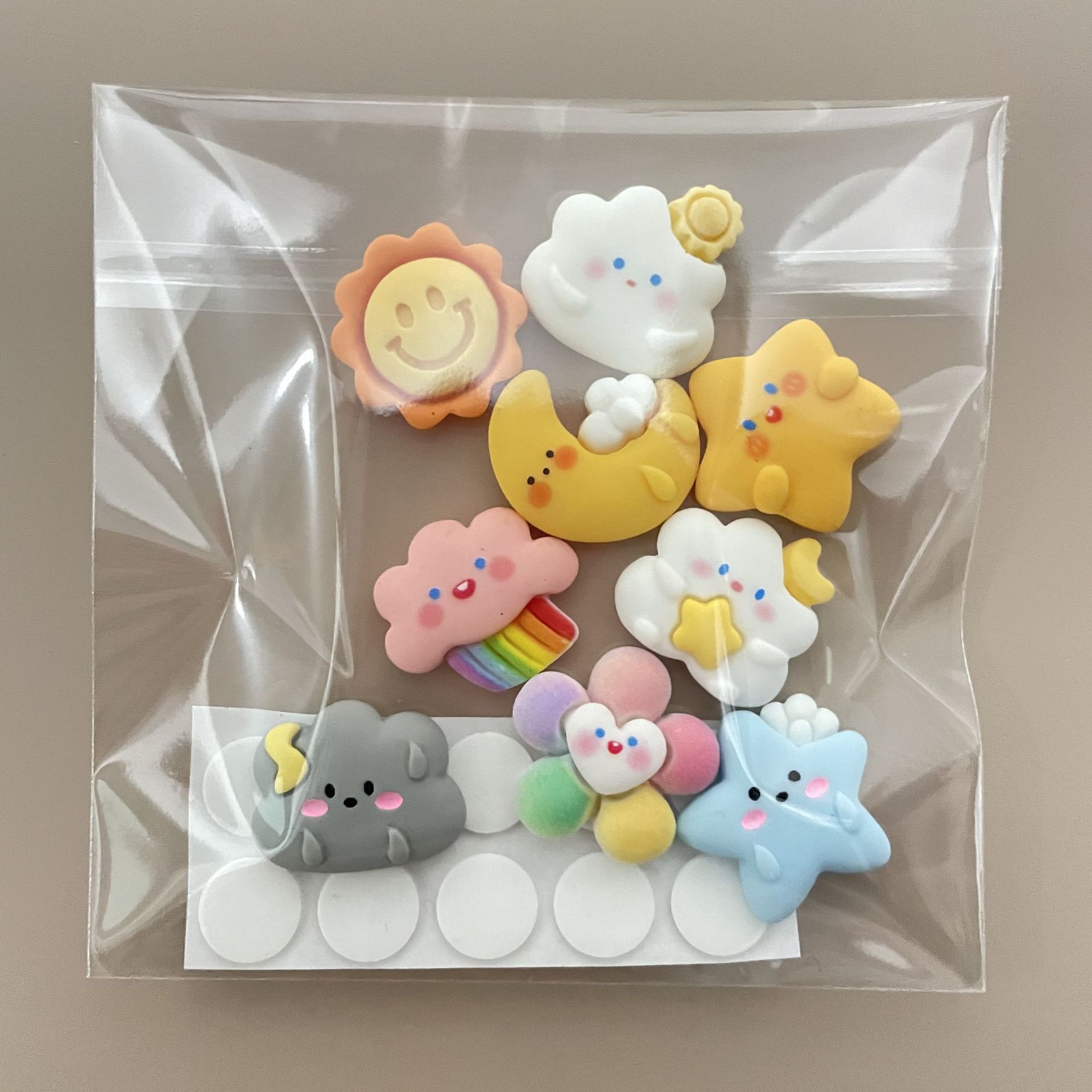 可爱卡通奶油胶树脂配件饰品配件发夹diy配件 咕卡配件创意贴片详情6