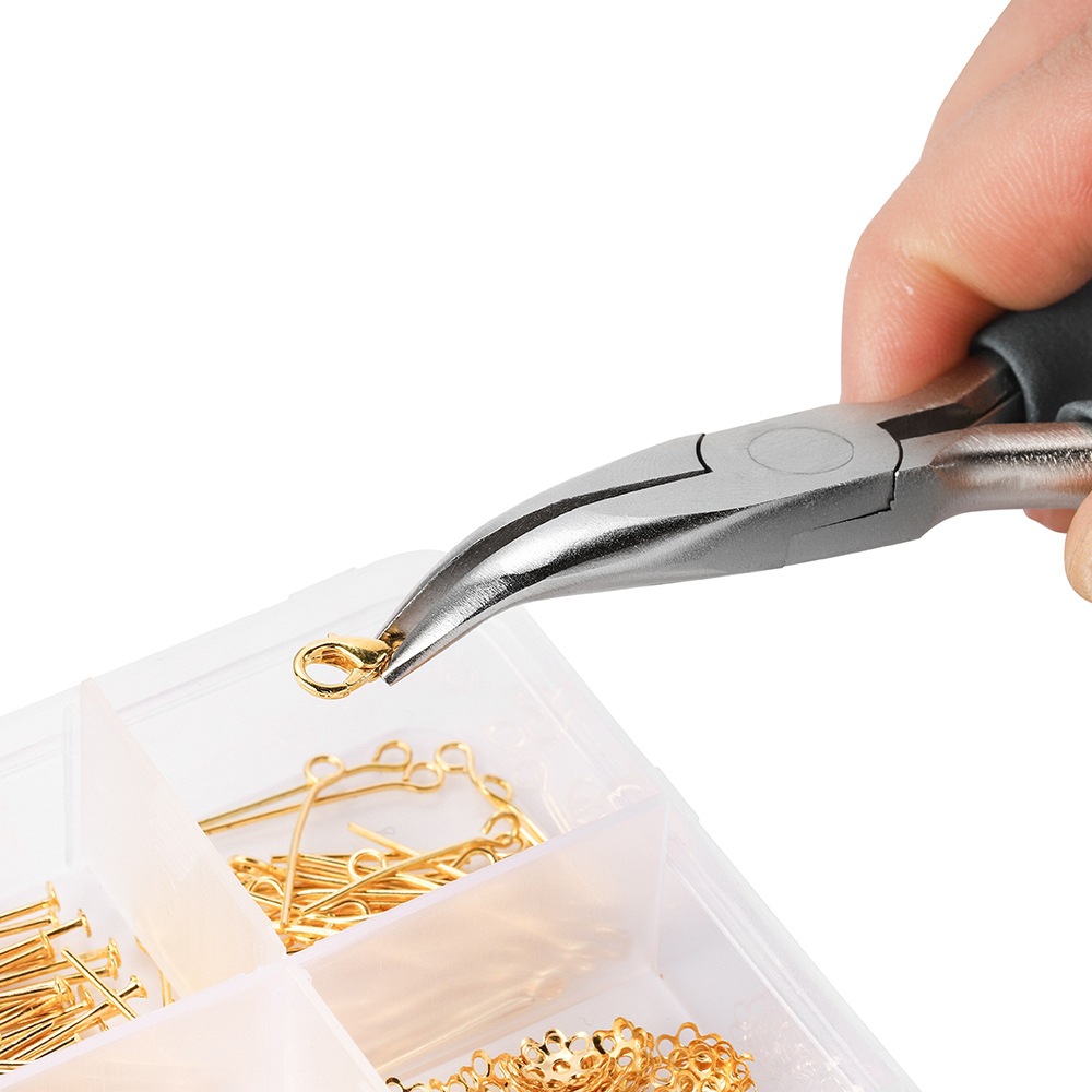 55# steel hand pliers, jewelry pliers, 5-inch mini pliers, chromium-vanadium steel stainless pointed pliers, jewelry tool pliers pic 30