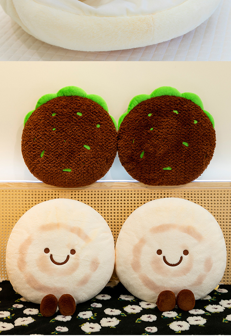 A creative new plush toy for meat sandwiches, a fun and cute meat sandwich doll pillow, is a perfect birthday gift for girls pic 6