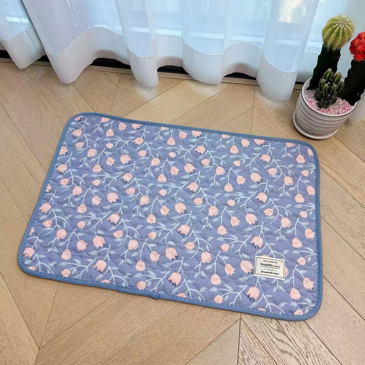 New style floor MATS, Korean-style pure cotton quilted carpet floor MATS, entrance door MATS, dust-proof floor MATS, waterproof and anti-slip pet MATS pic 5