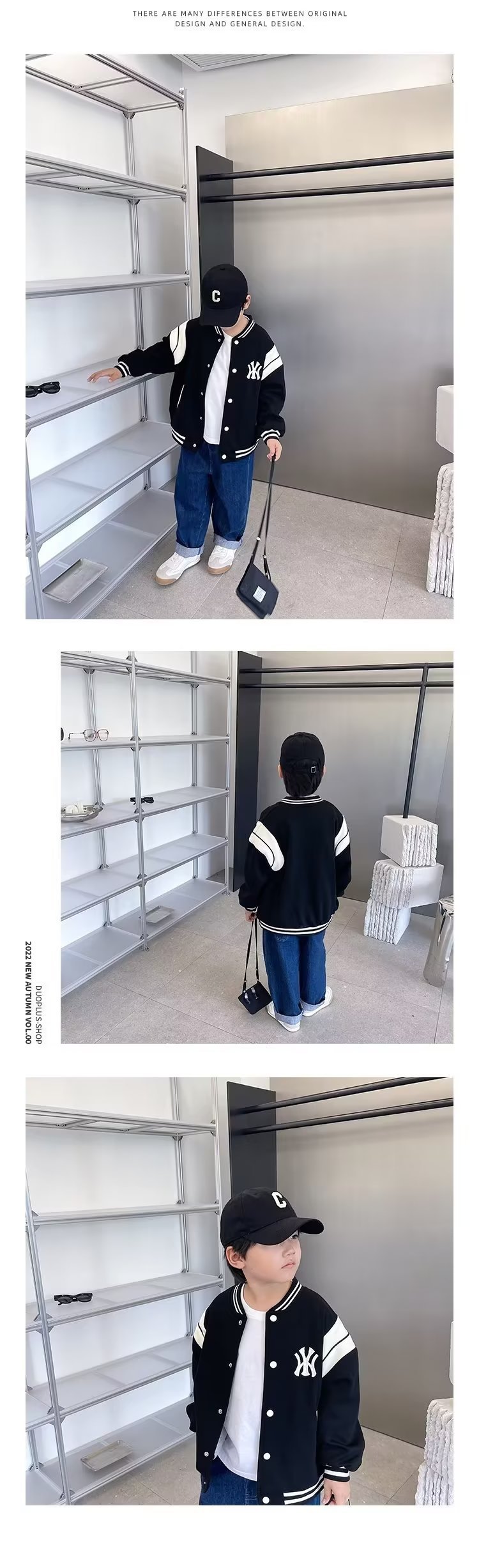 童装男童棒球服外套秋冬季新款时髦儿童春装运动夹克中大童上衣潮详情6