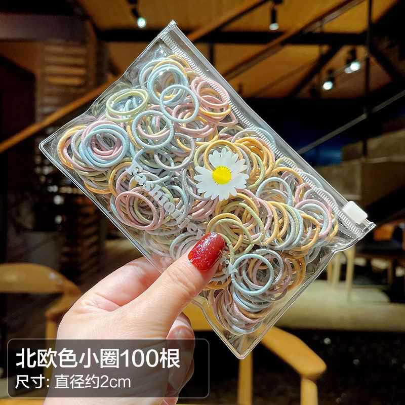 橡皮筋女扎头发圈高弹力耐用2024新款春秋简约气质头绳不勒头发绳详情11