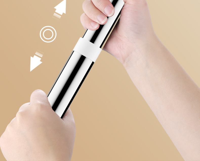 加粗加厚不锈钢伸缩杆家用免打孔晾衣杆衣柜伸缩撑衣杆浴帘杆撑详情19