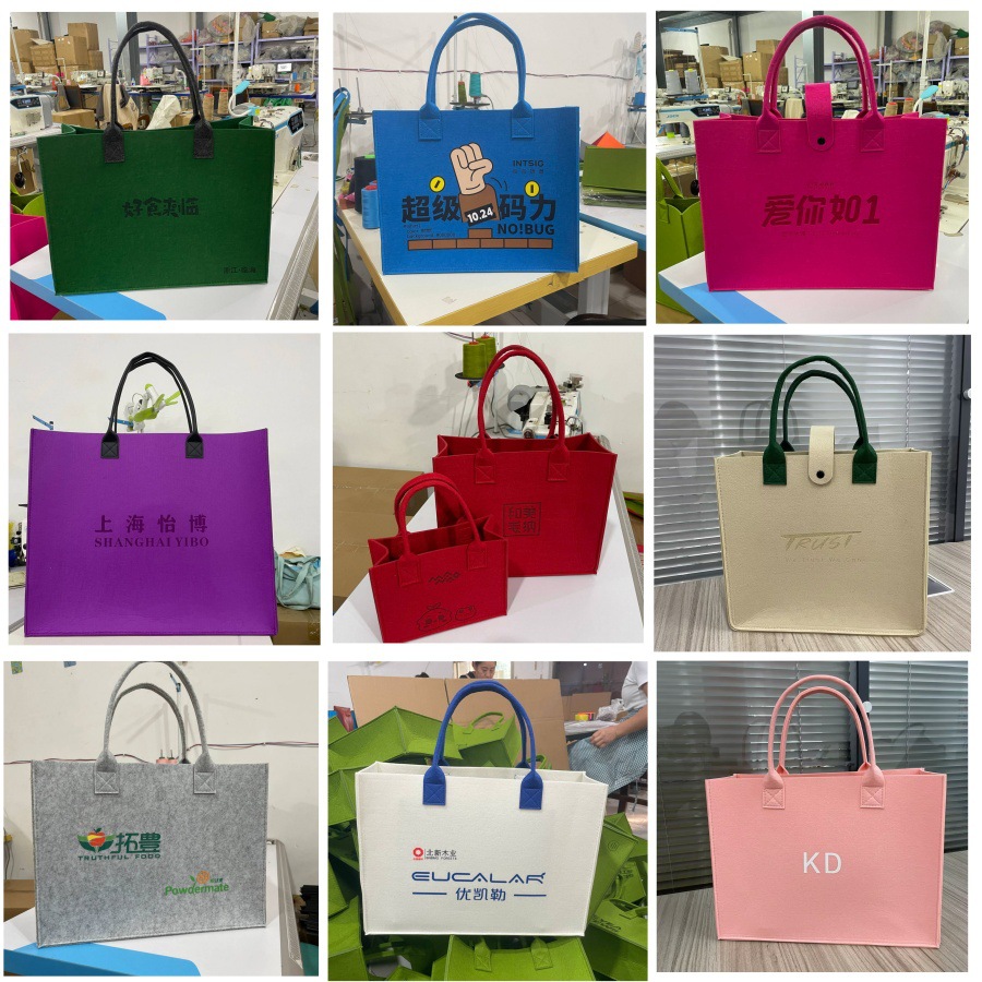 Dragon Boat Festival corporate bank felt bags, customized cartoon souvenirs, gift bags, shopping bags, wedding advertising tote bags pic 29