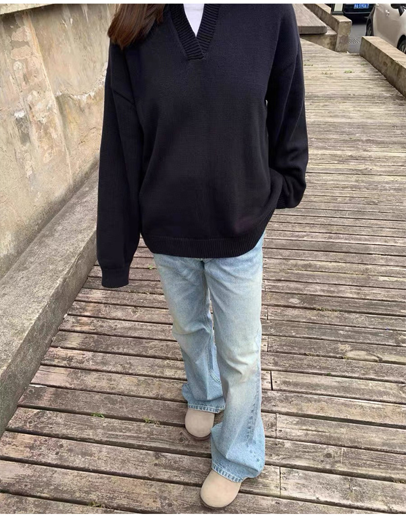 高货 冰蓝517风格水洗做旧猫须复古cleanfit直筒微喇男女牛仔长裤详情11