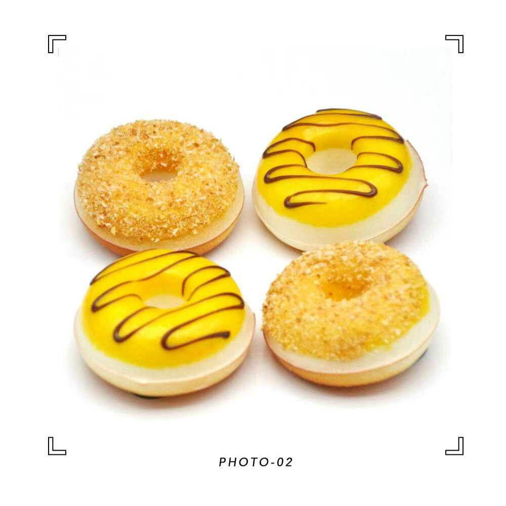 Small doughnut model fridge magnets, creative home decorations, soft and elastic, pinchable, novel supply, commercial doughnut machines, waffle ovens, food and beverage processing equipment pic 10