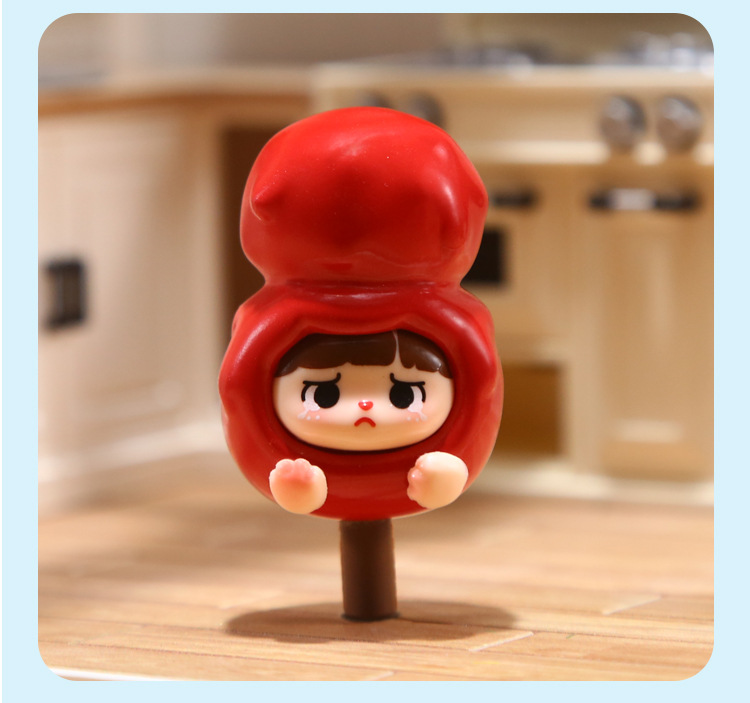 The cute and colorful girl home desktop decoration items, figurines, trendy resin handicrafts, etc. have been transformed into cute blind boxes pic 13