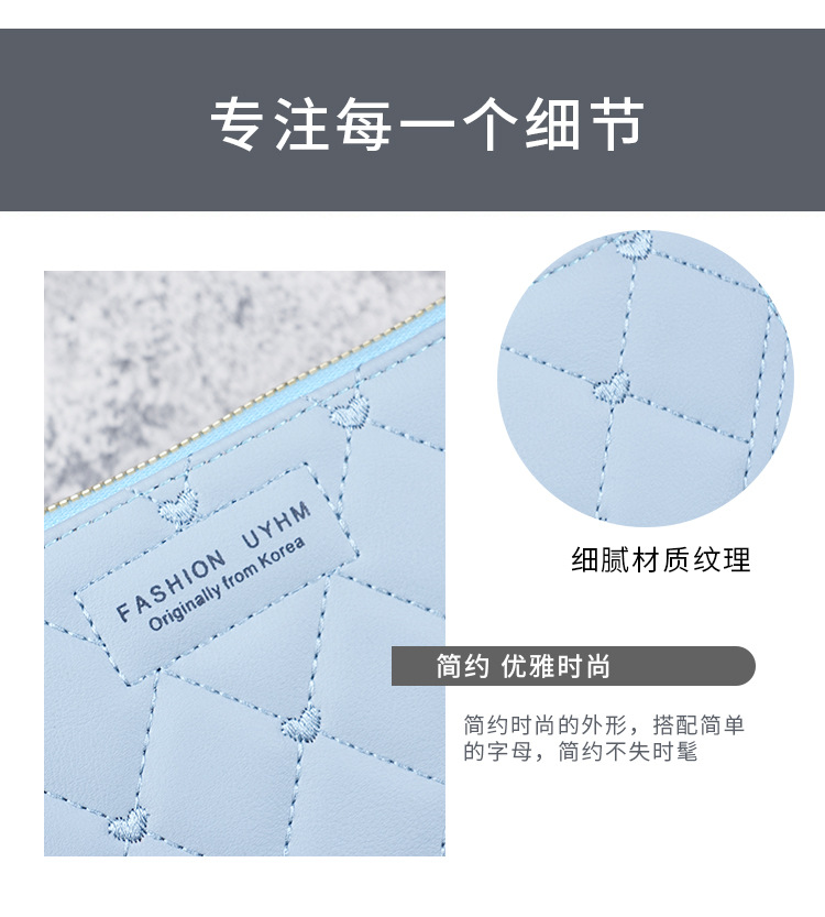 韩版2023新款手拿钱包女式长款拉链多功能百搭皮夹大容量手机钱夹详情4