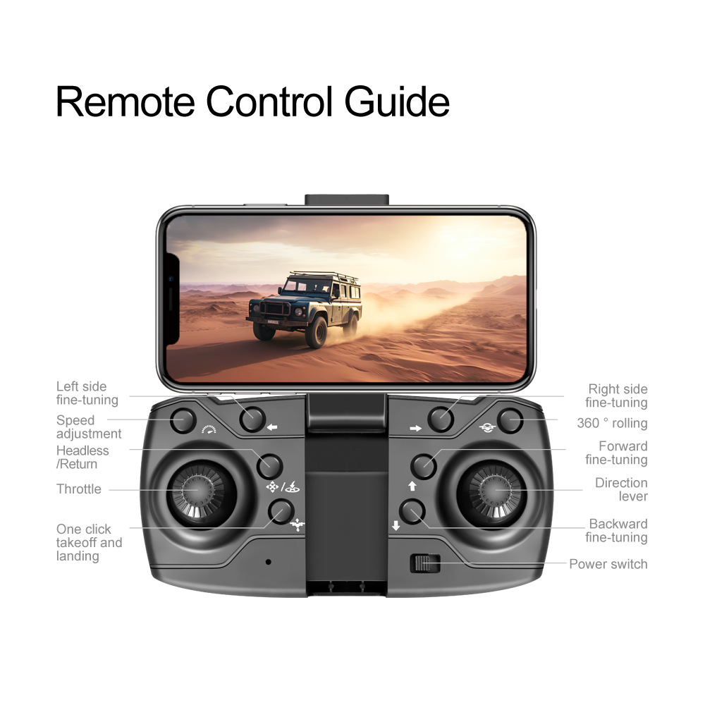 跨境新品F200无刷折叠光流避障双摄航拍四轴飞行器遥控飞机详情89