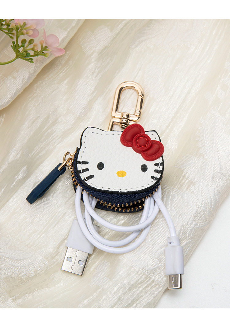 En stock lindo dibujos animados KT gato colgante alto nivel de apariencia hello kitty bolsa colgante llavero chica mejor amiga regalo pic 14