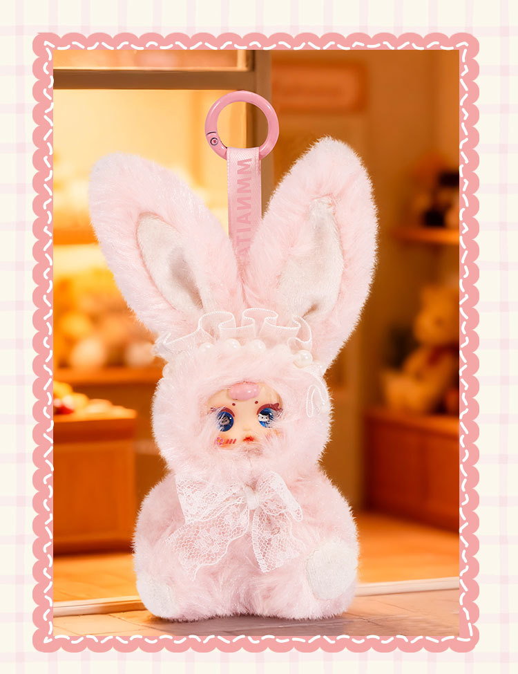 mm milk candy mini Rabbit plush blind box Backpack Pendant Pendant Cartoon cute doll toy gift Blind box wholesale pic 15