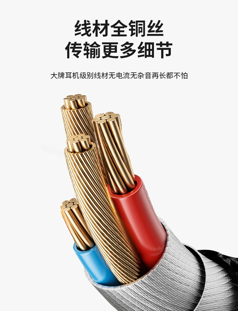 3.5mm音频对录线Type-c双向直播乐器电脑手机声卡降噪转接内录线详情10