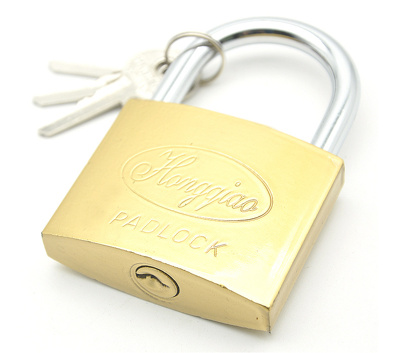 Genuine wholesale imitation copper padlocks, full-opening padlocks, anti-theft and anti-rust, iron padlock heads for gates, small padlocks for dormitories, luggage pic 38