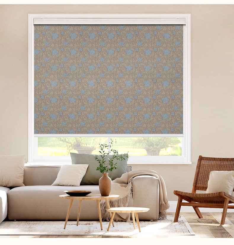 Roller blinds, light-blocking European jacquard soft gauze blinds, perforation-free Venetian blinds, bathroom sunshade, height-adjustable small curtains pic 11
