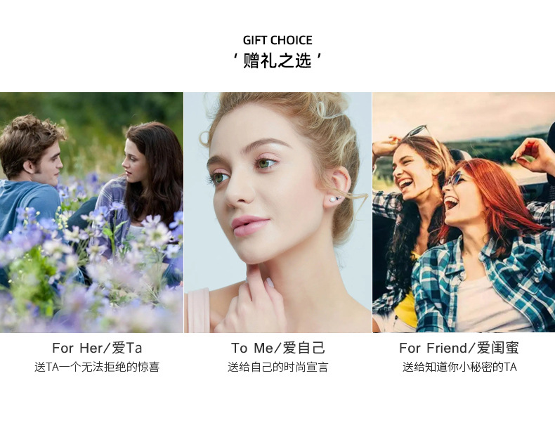 S999纯银弹簧耳钉S型高级感弯曲耳环螺丝气质轻奢百搭简约精致女详情13