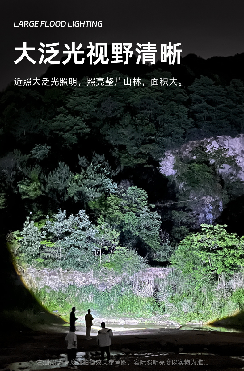 New cross-border multi-functional high-intensity flashlight, outdoor COB side light portable outdoor emergency maintenance strong magnetic flashlight pic 7