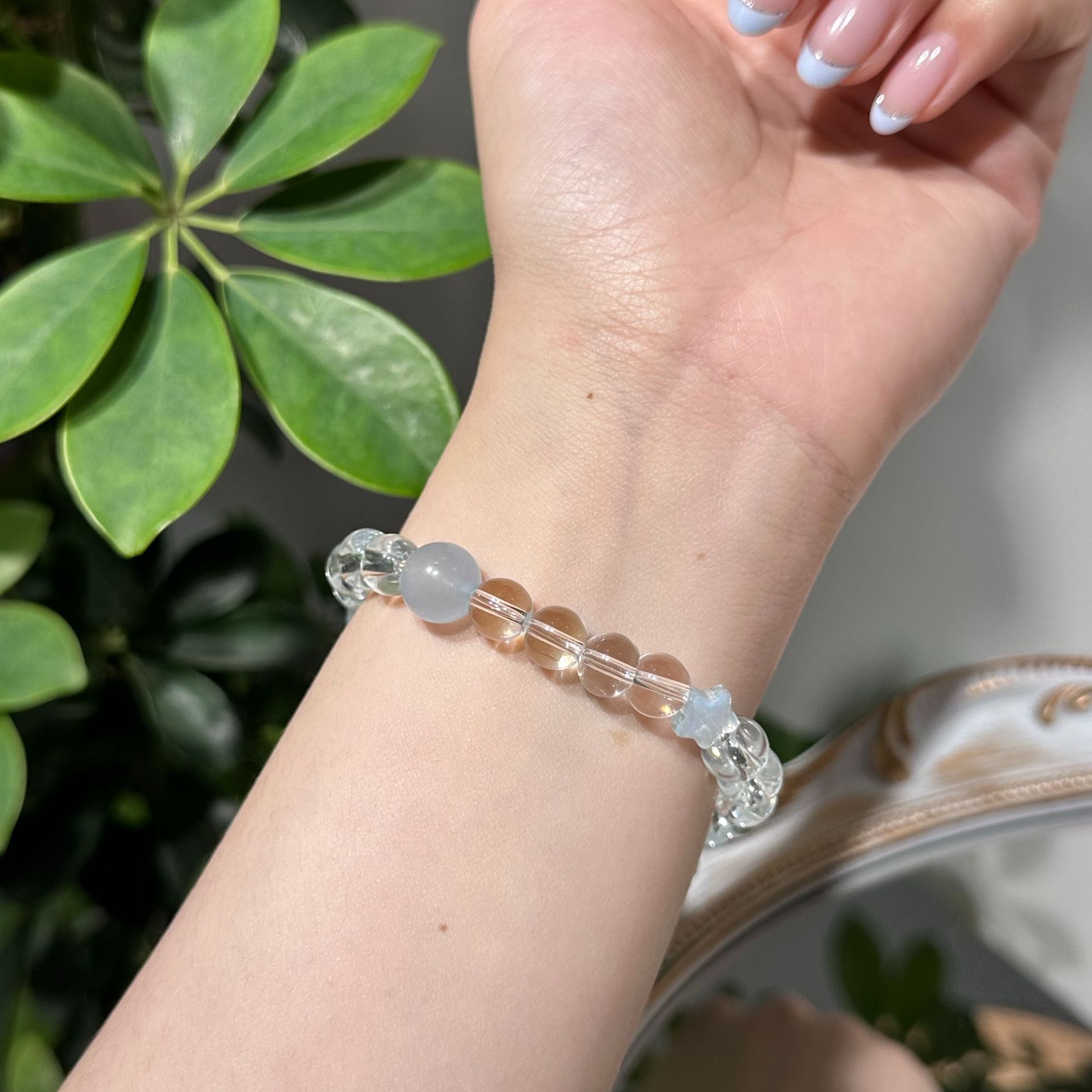 时尚小众款式手工手串天然优质水晶闺蜜情侣女生节日生日百搭饰品详情6