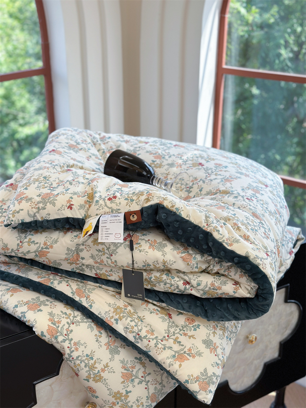 13372 All-cotton cartoon small floral print spring and autumn quilt soothing, bean quilt warm and fleece winter quilt core pic 79