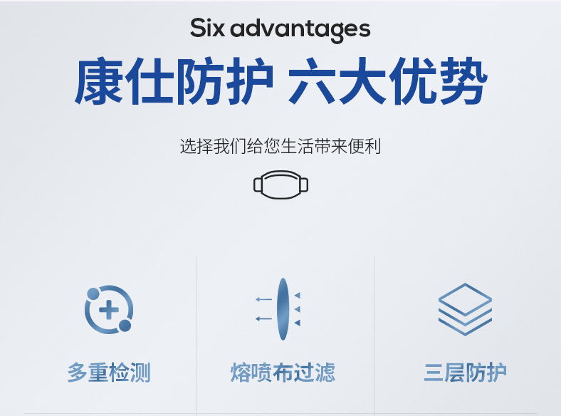 一次性口罩厂家批发10个装含熔喷三层成人防护透气防尘口罩包邮详情1